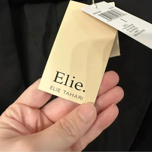 Elie Tahari Double Breasted Long Sleeve Black Blazer Jacket Size 8 NWT - Picture 6 of 10
